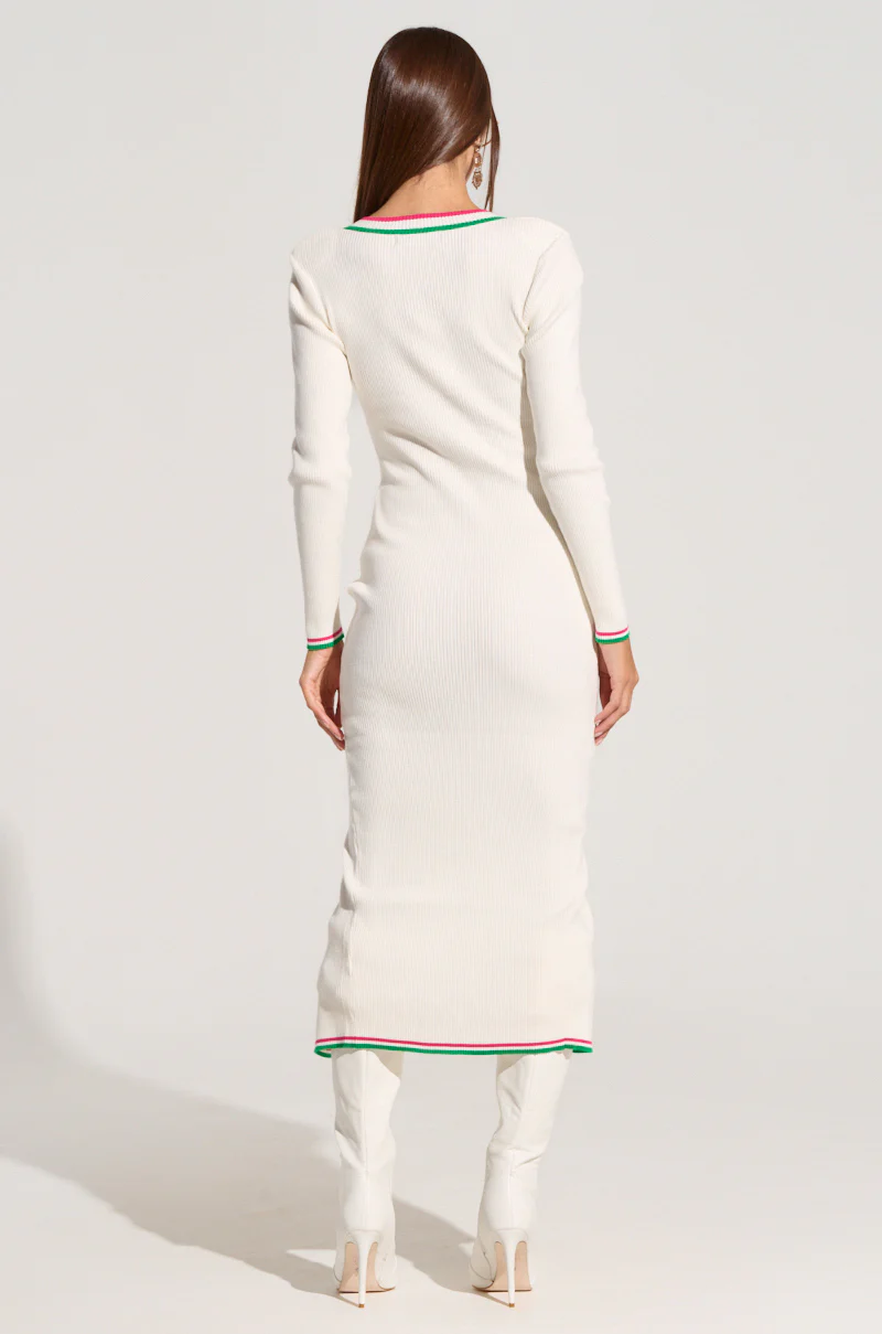 JAELYN KNIT MIDI DRESS - Image 4