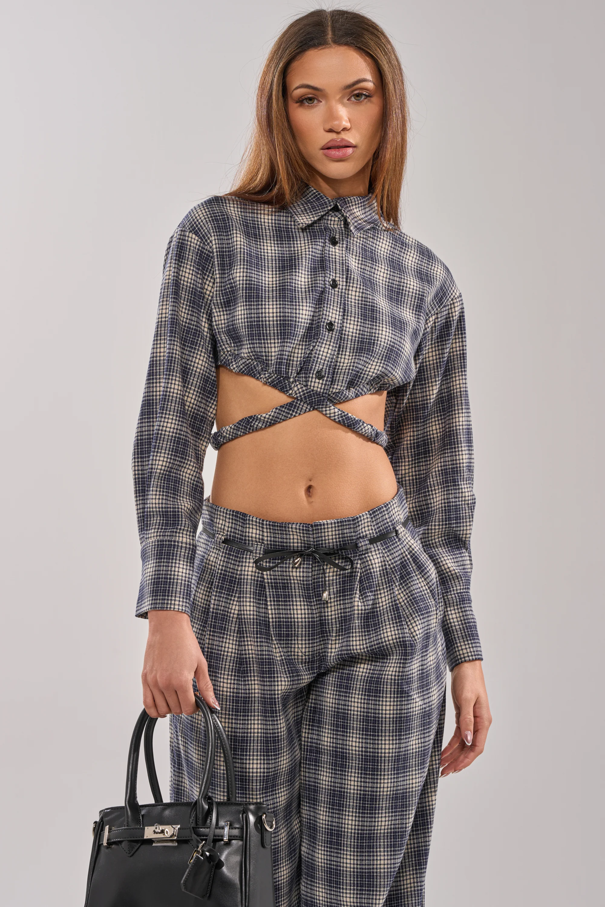 JANE PLAID BUTTON DOWN - Image 5
