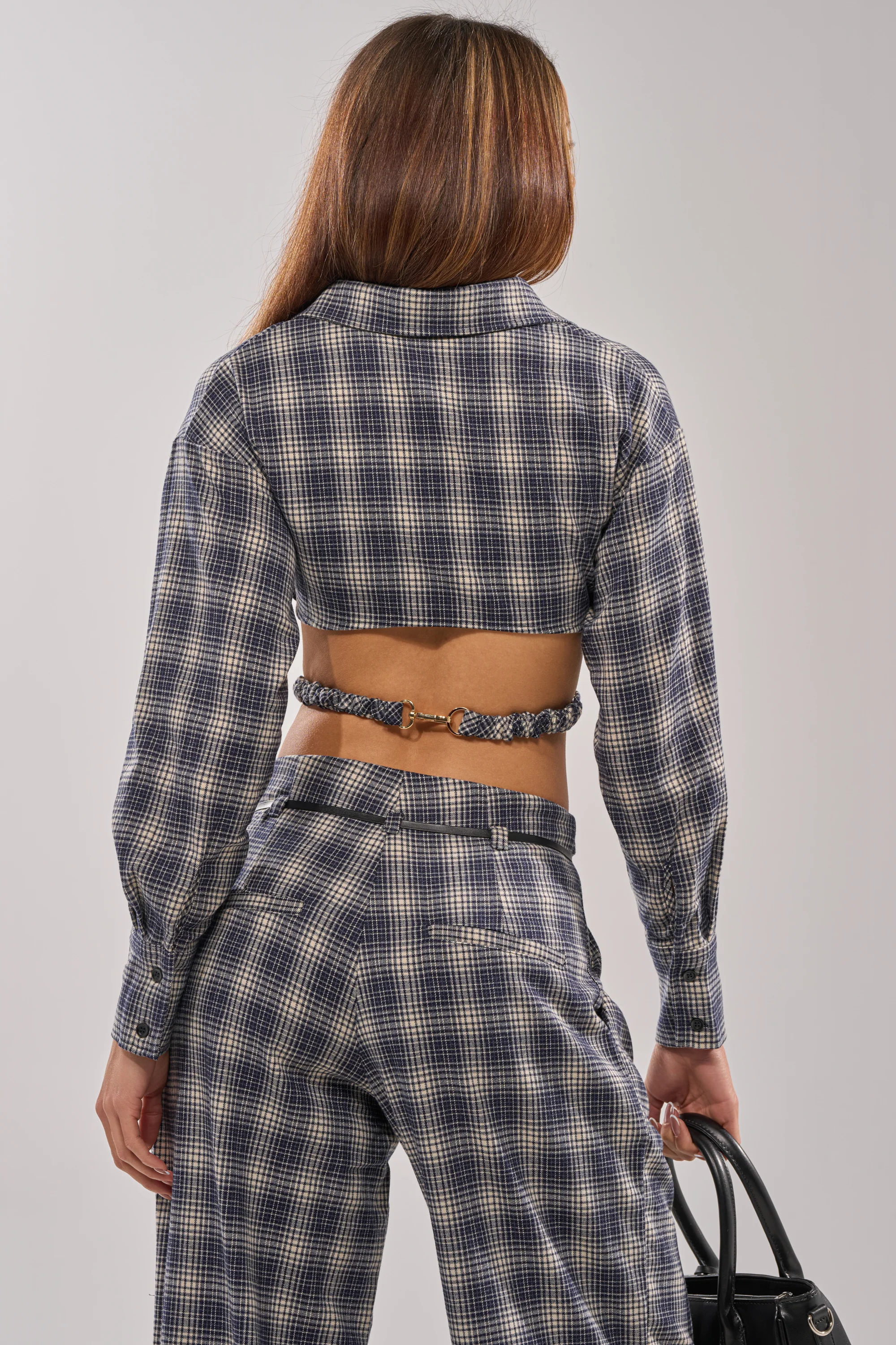 JANE PLAID BUTTON DOWN - Image 7