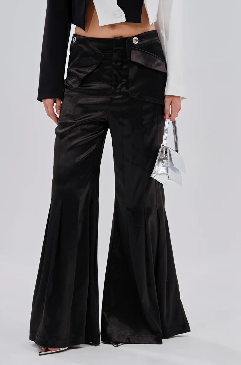 JANE SATIN TROUSER - Image 2