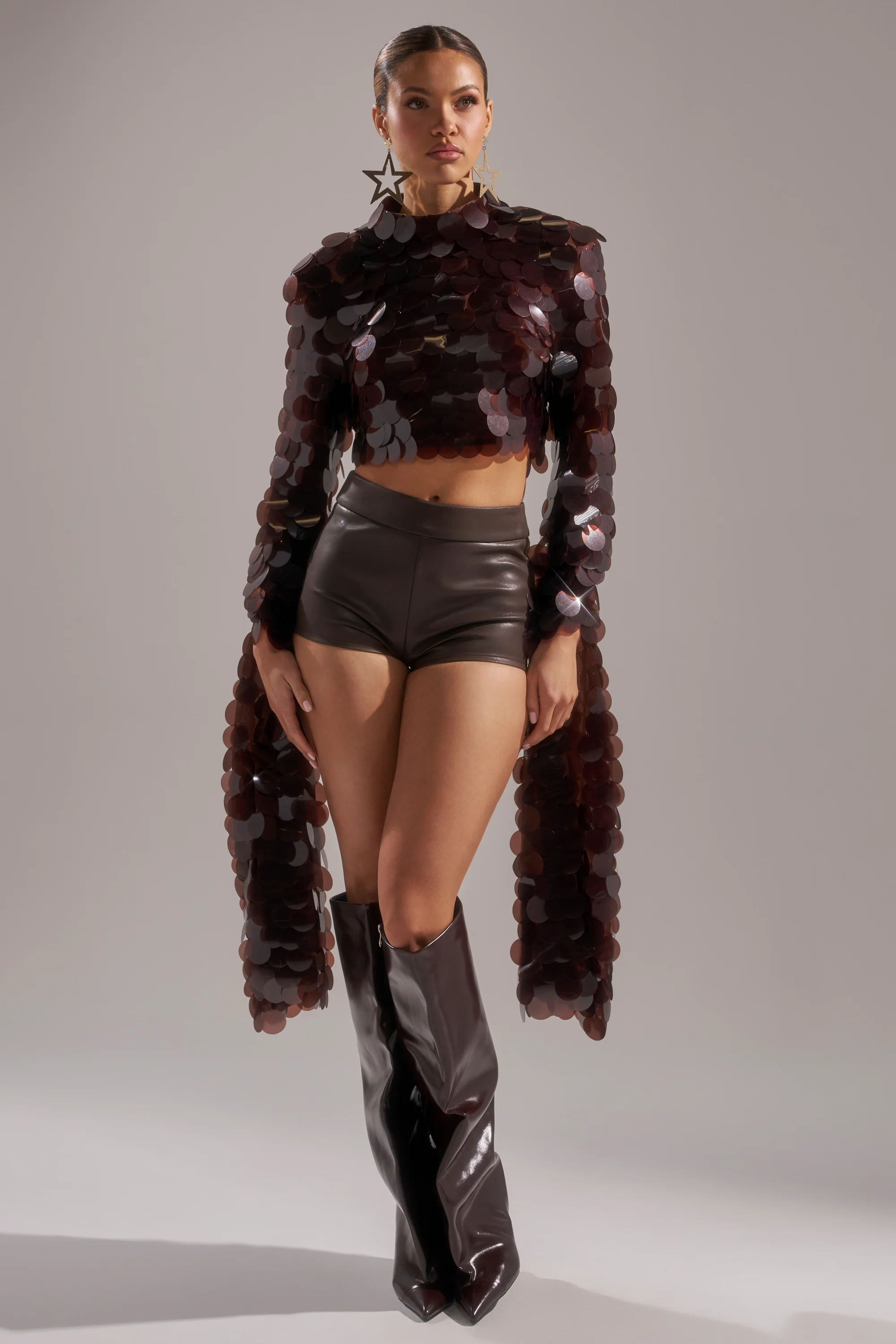 JAYDE SEQUIN BLOUSE