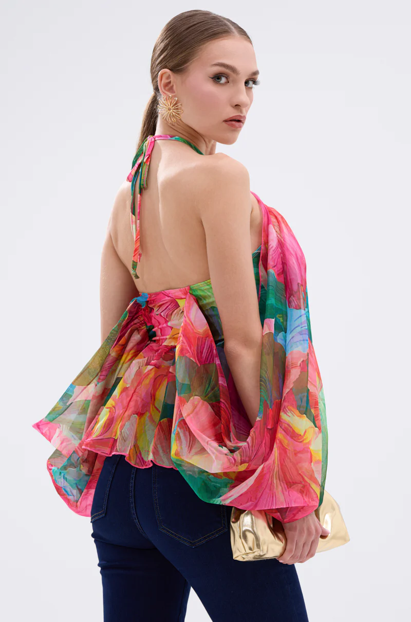 JAZZY FLORAL BLOUSE - Image 2