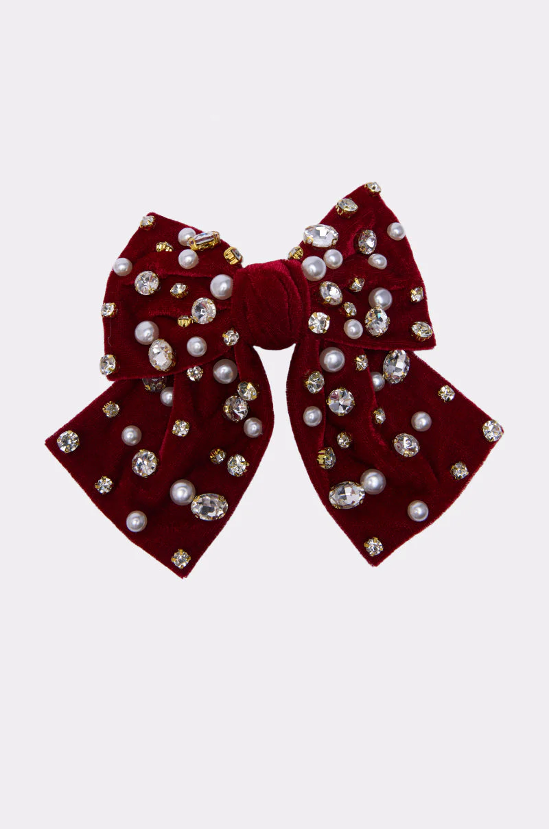 JENNI EMBELLISHED HAIR BOW - Image 2