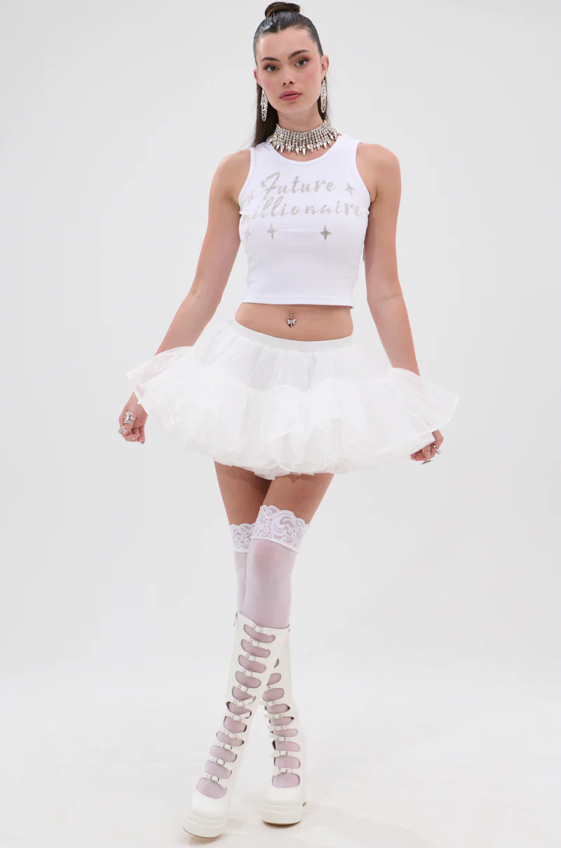 JENNY TULLE MINI SKIRT - Image 5