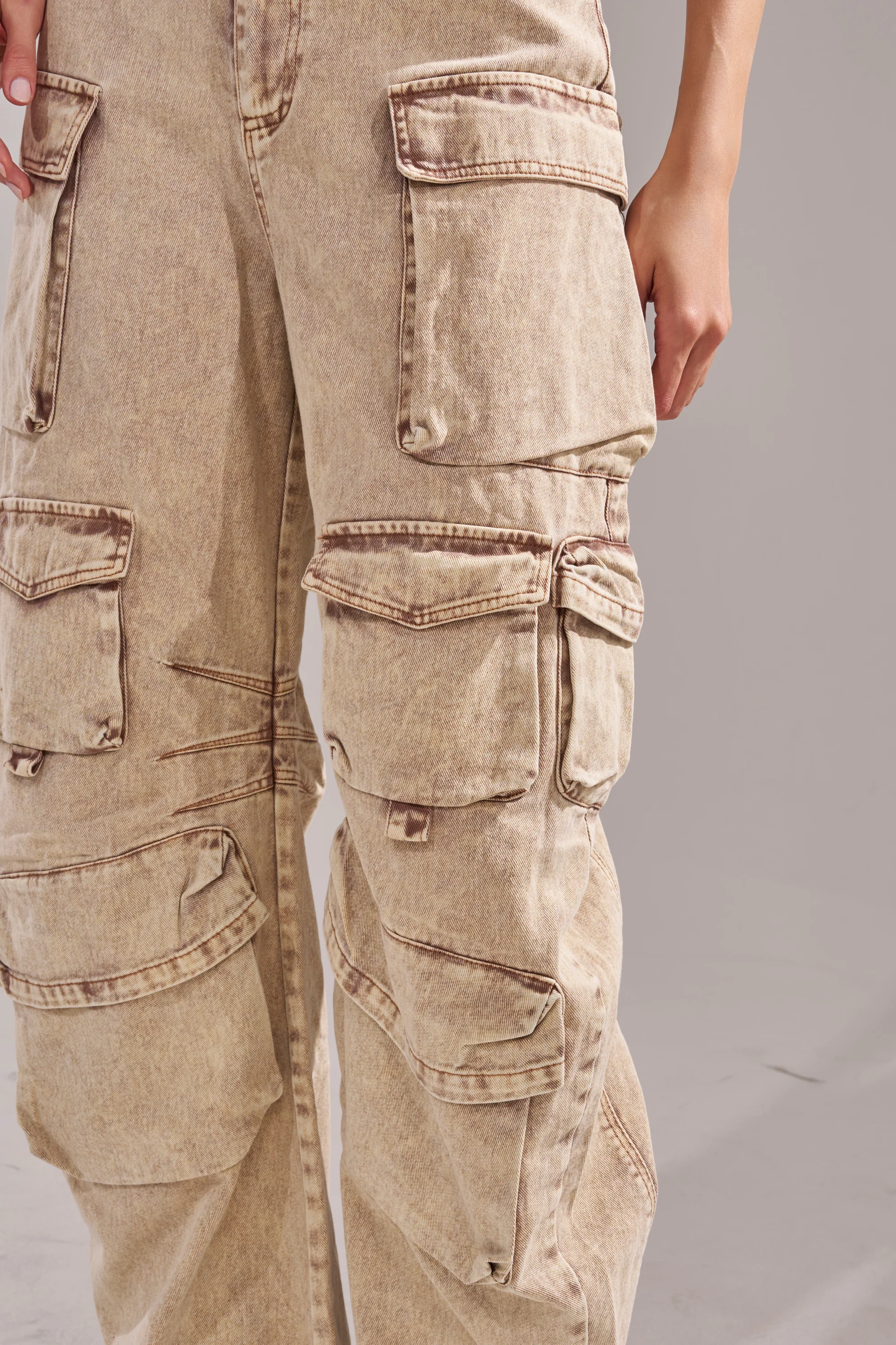 JESSICA DENIM CARGO JUMPSUIT - Image 6