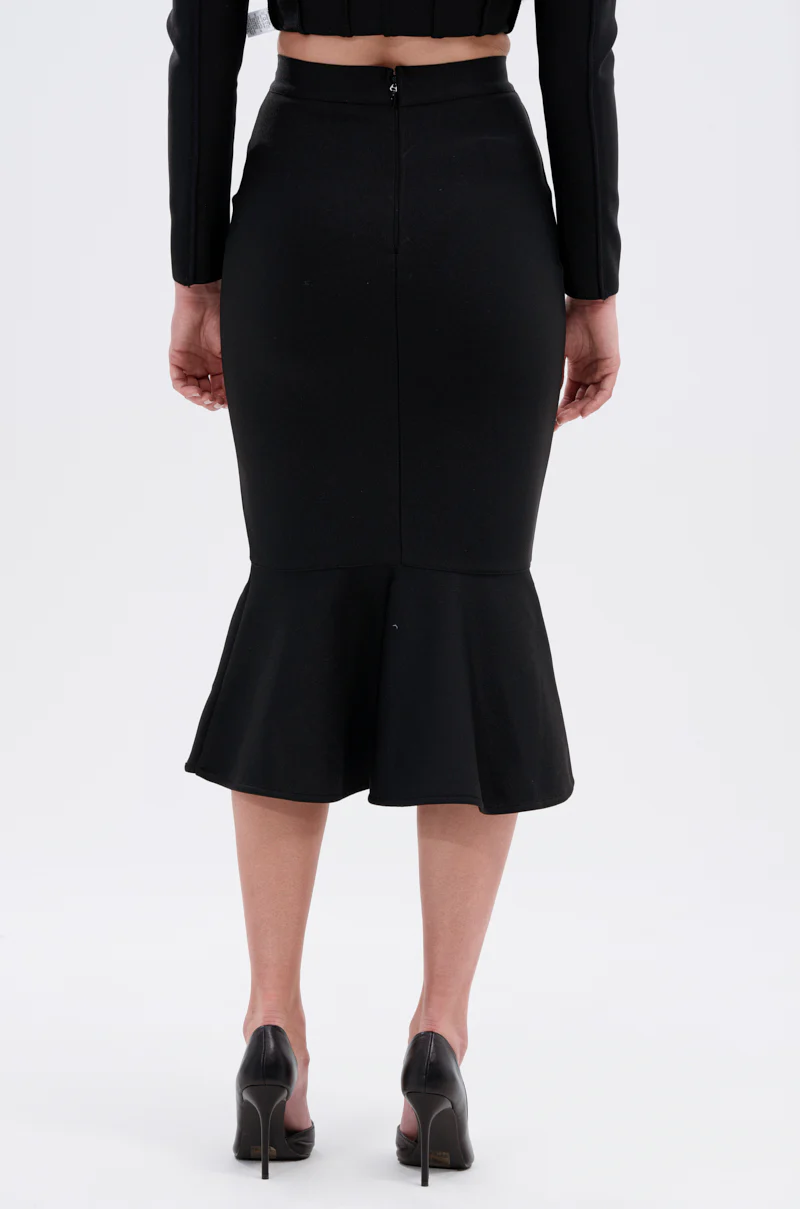 JESSIE BANDAGE MIDI SKIRT - Image 4
