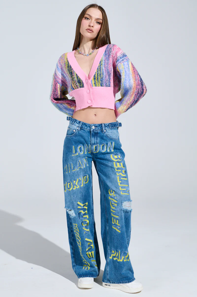 JETSETTER EMBROIDERY WIDE LEG JEANS - Image 6