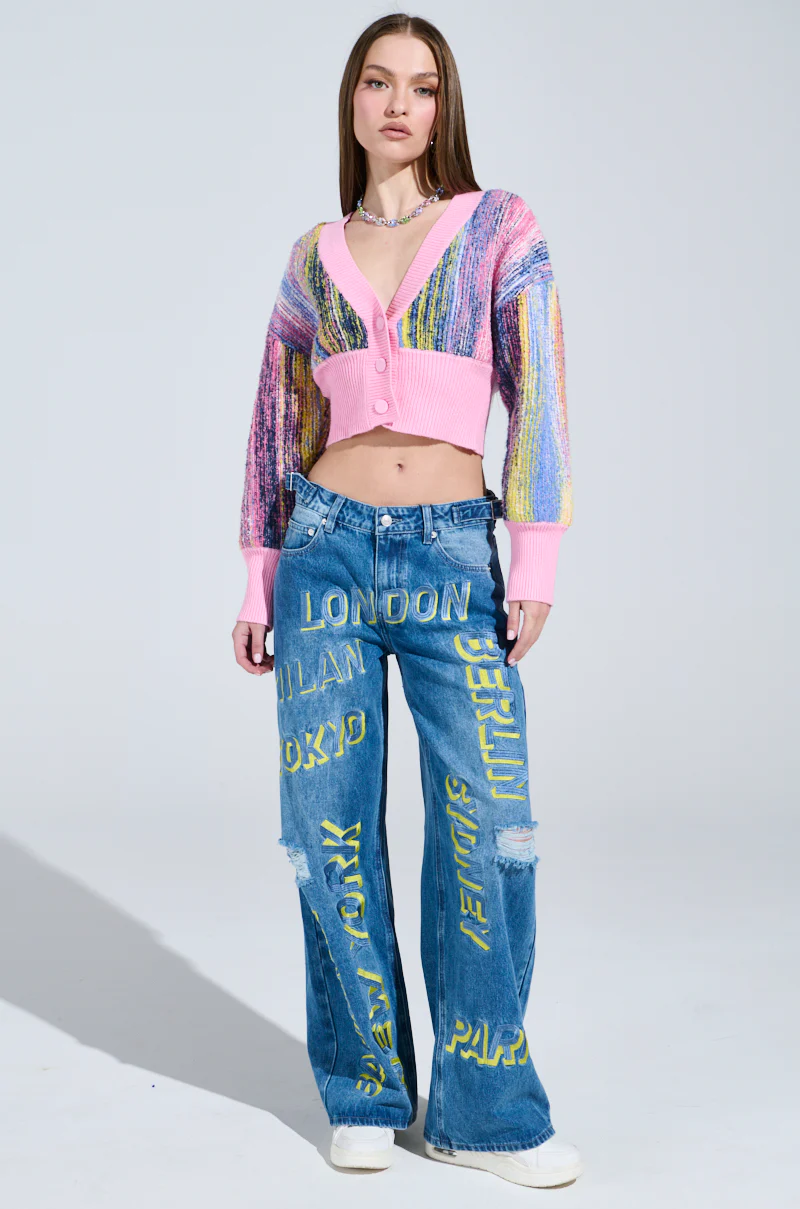 JETSETTER EMBROIDERY WIDE LEG JEANS - Image 7