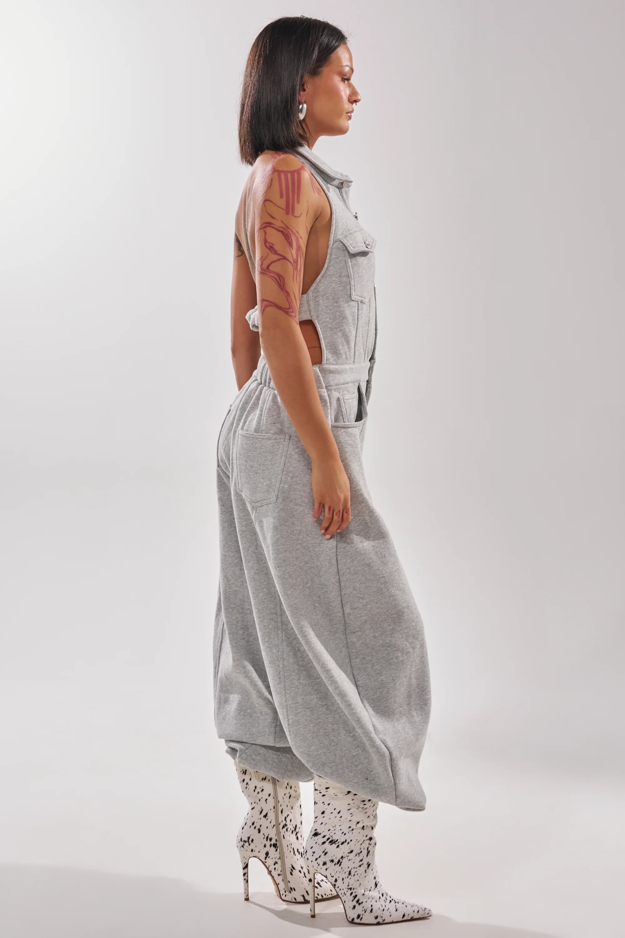 JETSETTER JUMPSUIT IN FRENCH TERRY - Image 4