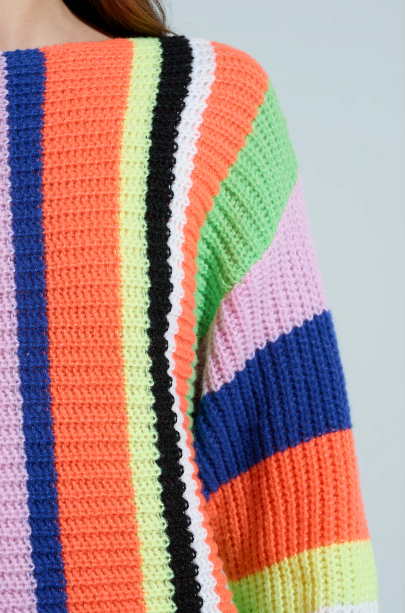JINX MULTICOLOR STRIPED SWEATER - Image 7