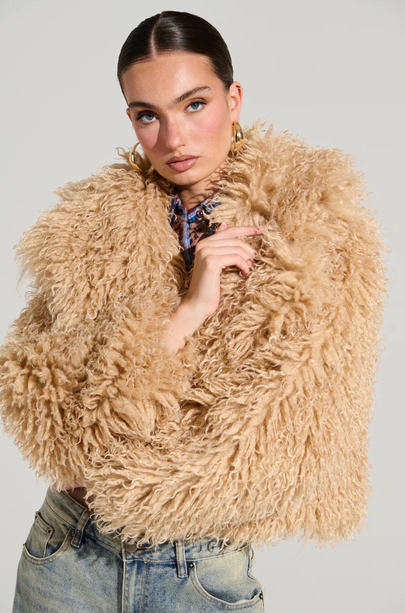 JOJO FAUX FUR COAT