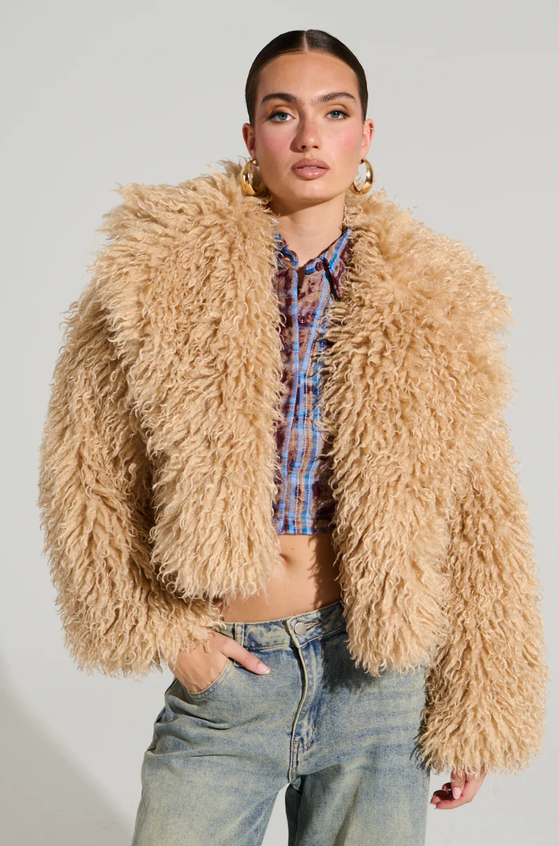JOJO FAUX FUR COAT - Image 5
