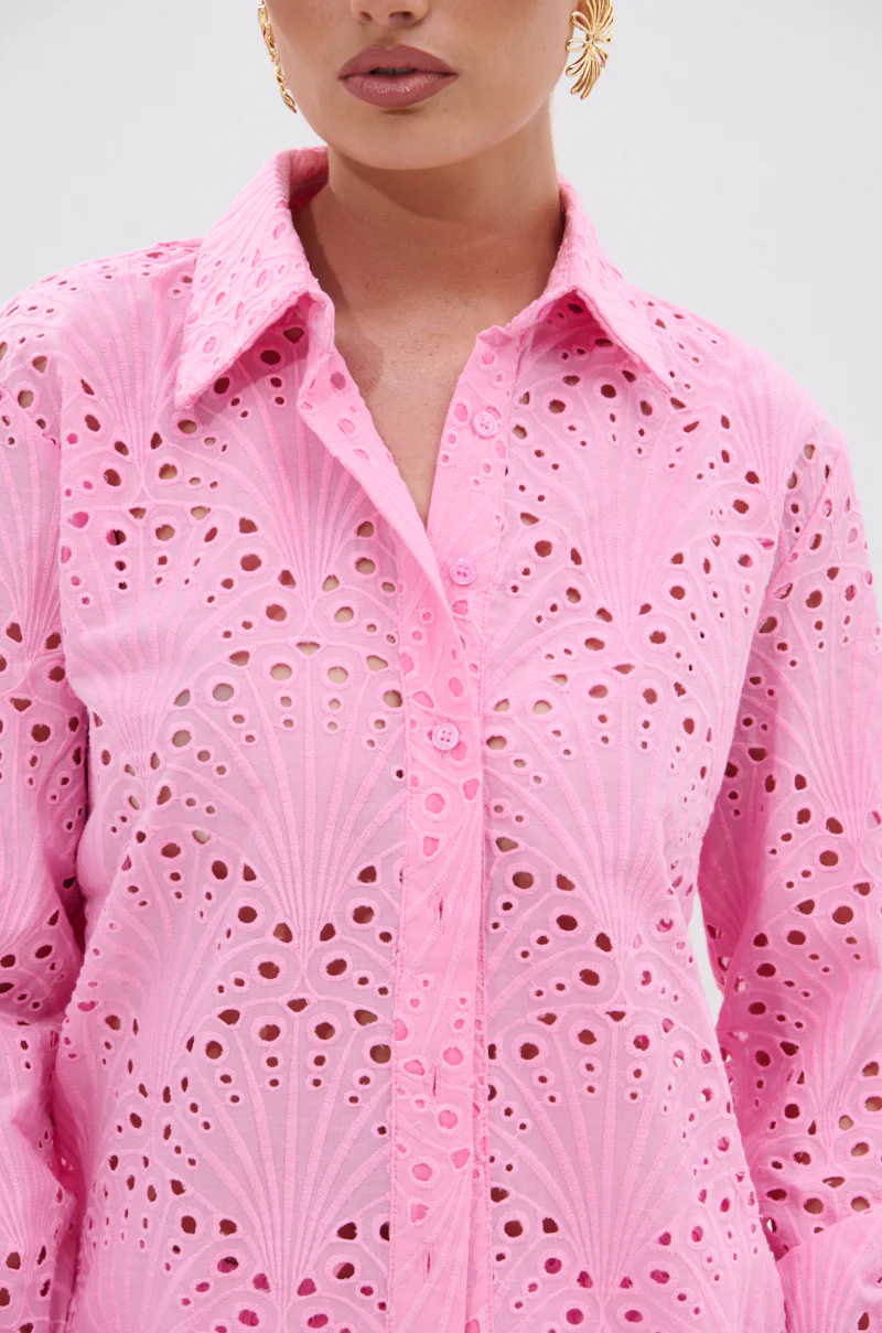 JORDAN EYELET BUTTON DOWN TOP - Image 11