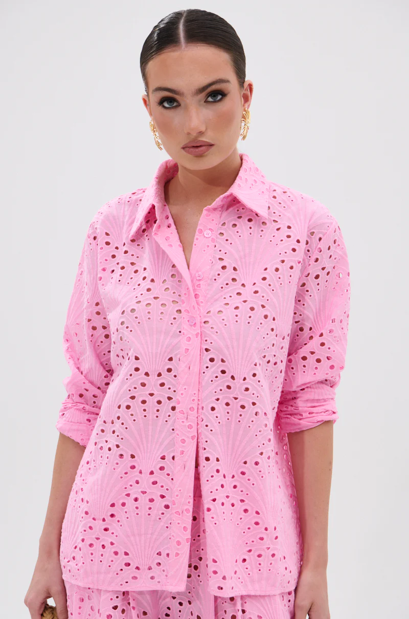 JORDAN EYELET BUTTON DOWN TOP - Image 2