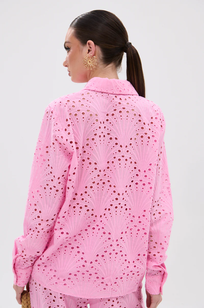 JORDAN EYELET BUTTON DOWN TOP - Image 6