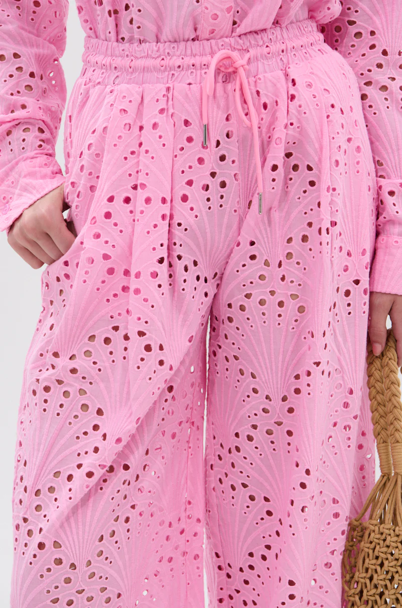 JORDAN EYELET PALAZZO PANT - Image 9
