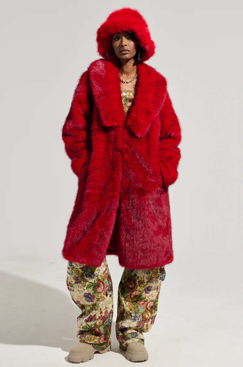 JOVI FAUX FUR JACKET - Image 2