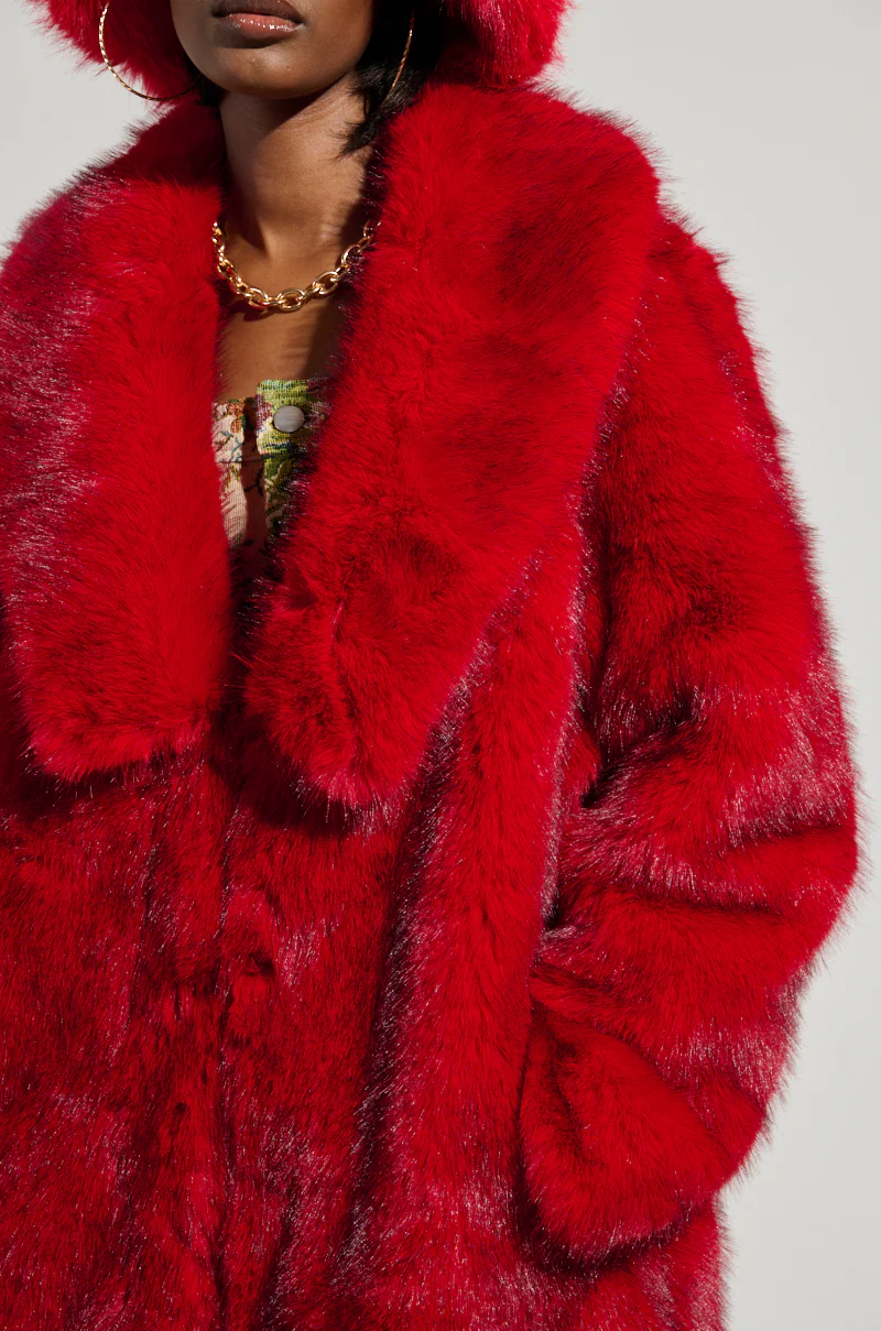 JOVI FAUX FUR JACKET - Image 8