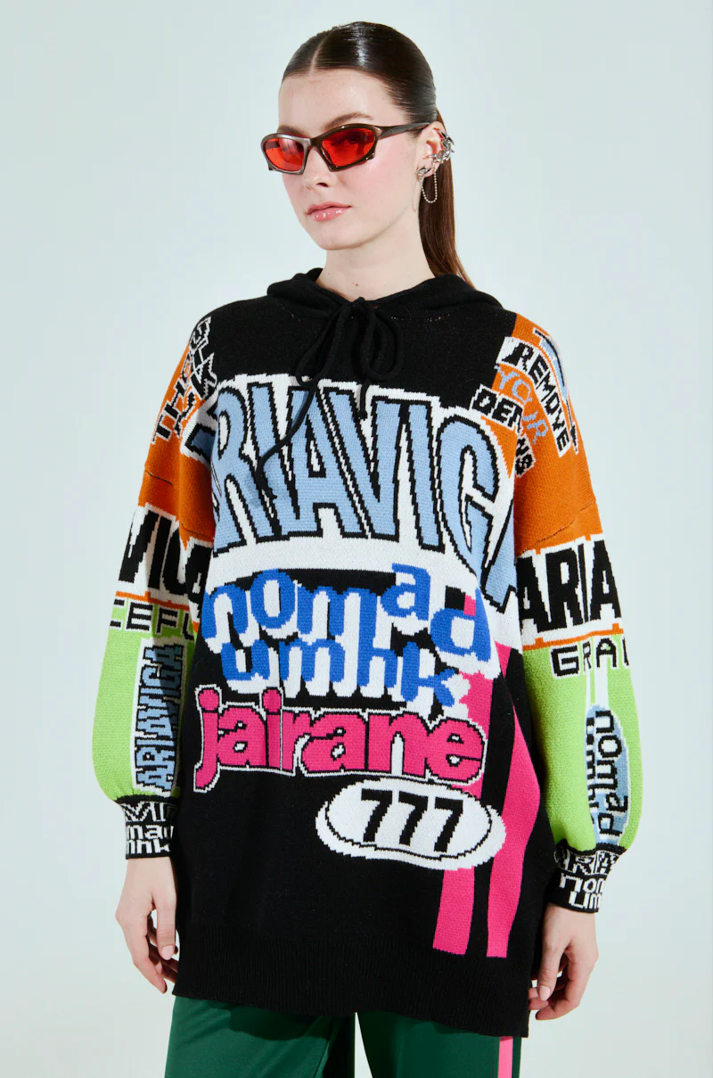 JOYRIDE GRAPHIC HOODED SWEATER - Image 3