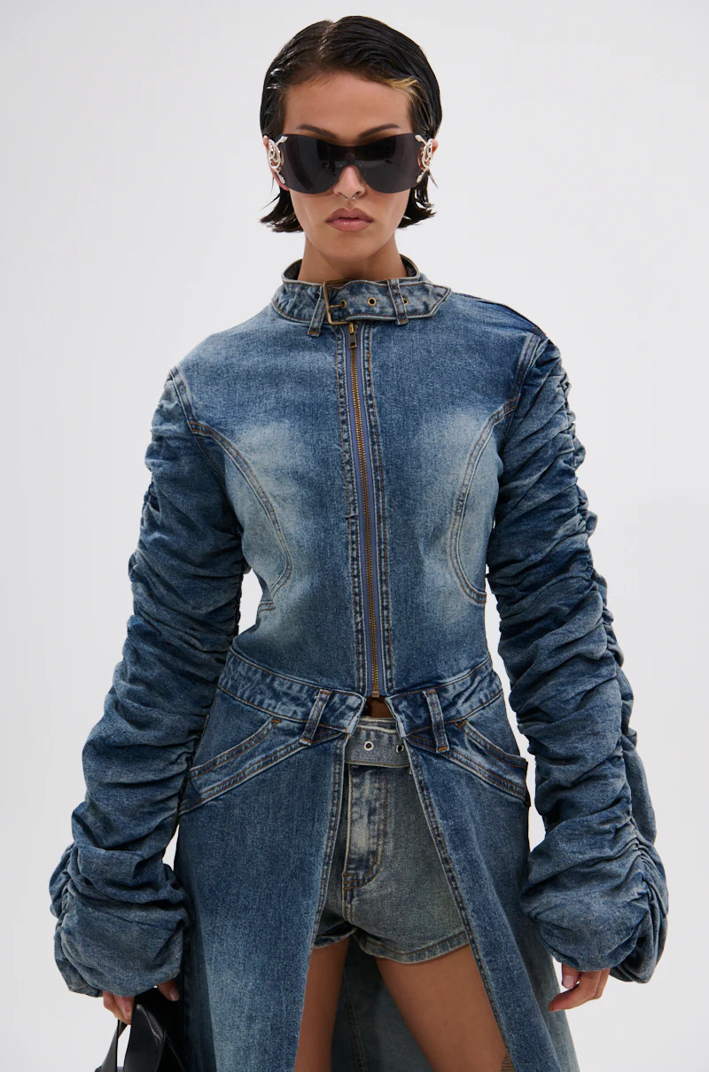 JULES DENIM TRENCH - Image 7
