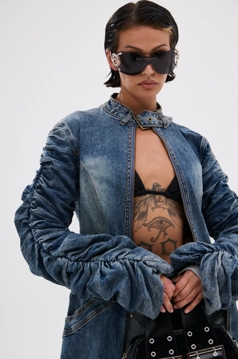 JULES DENIM TRENCH - Image 8