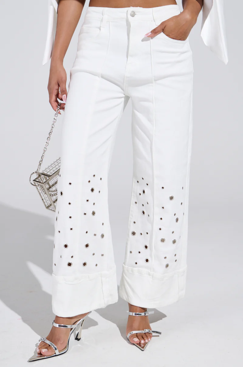 JULIA CROPPED WIDE LEG JEANS - Image 3