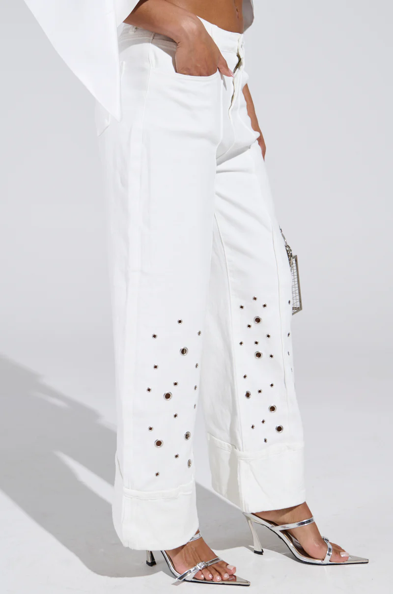 JULIA CROPPED WIDE LEG JEANS - Image 4
