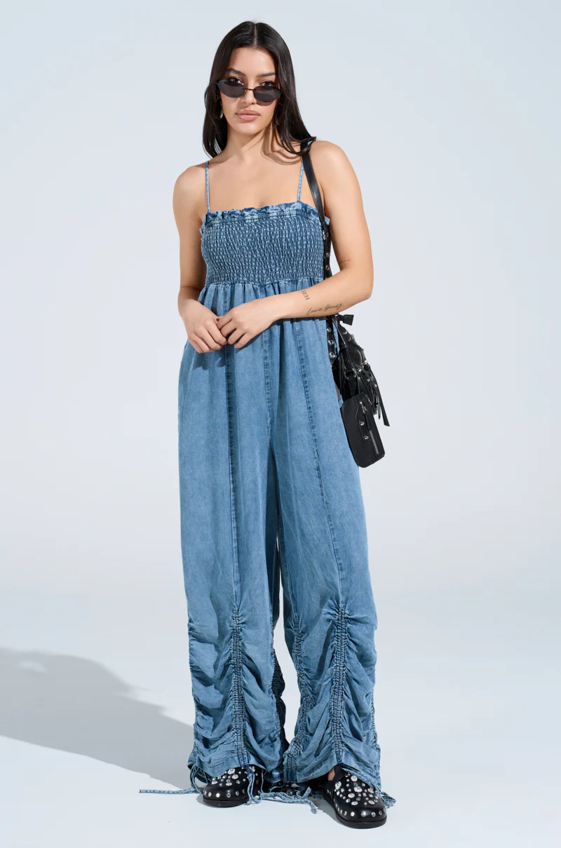JUMPIN AROUND DENIM JUMPSUIT - Image 2