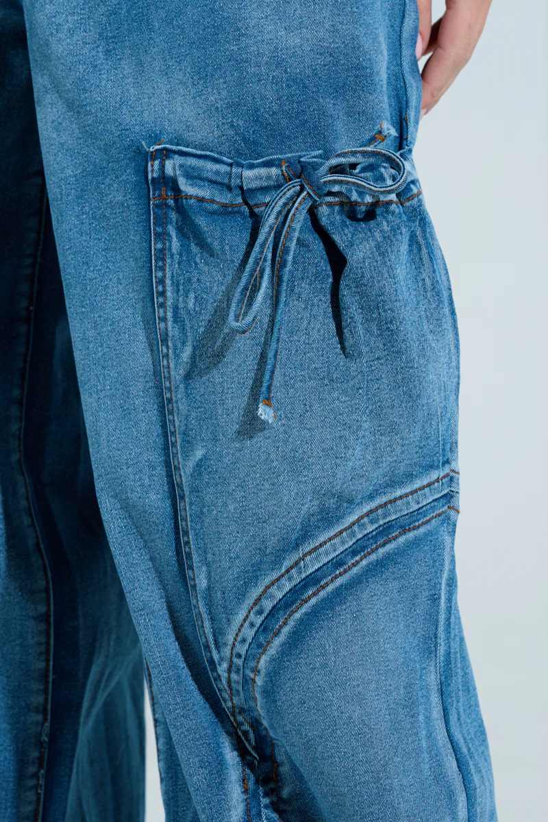 JUMPING AROUND DENIM JUMPSUIT - Image 6