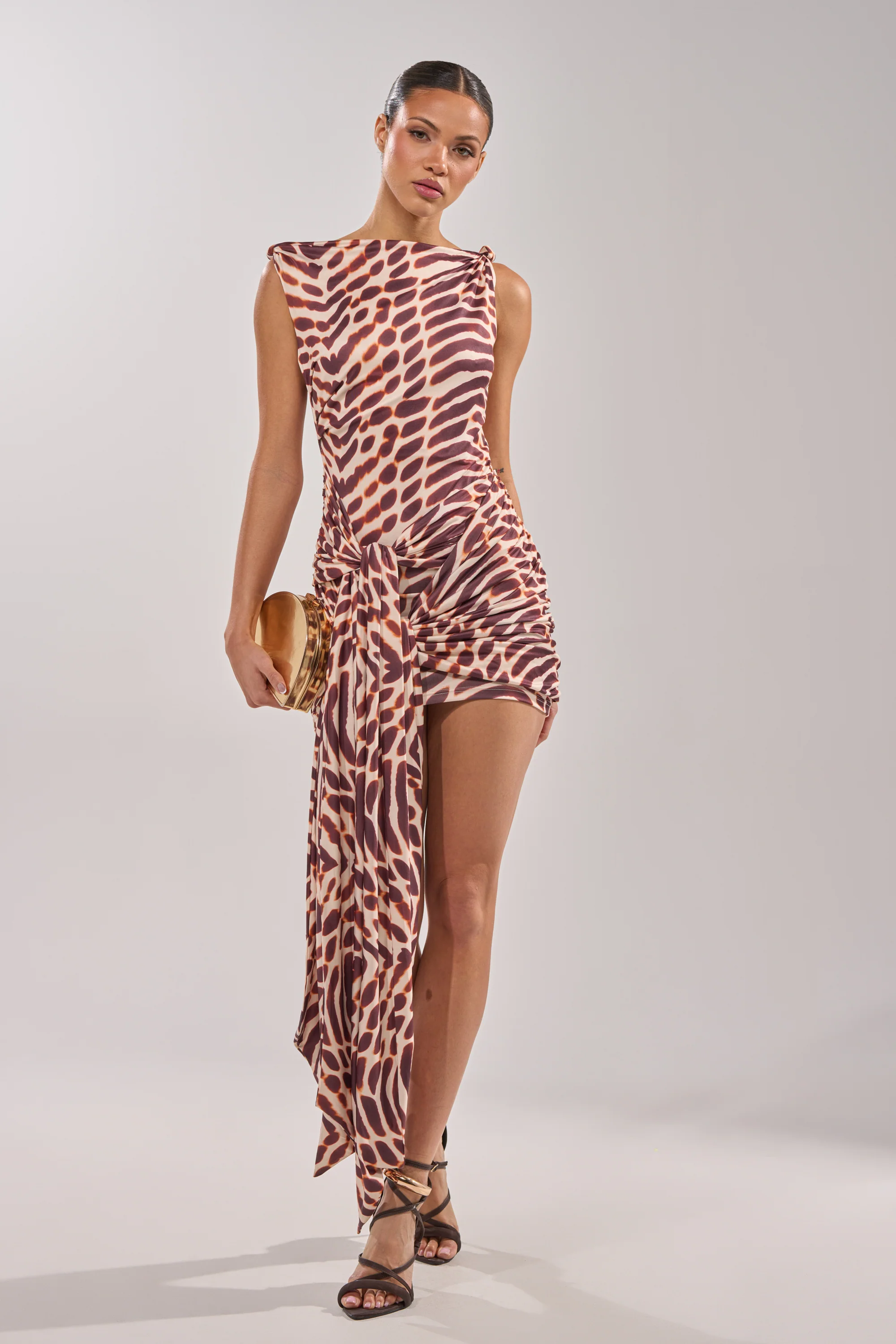 JUNGLE TIES LEOPARD MINI DRESS - Image 6