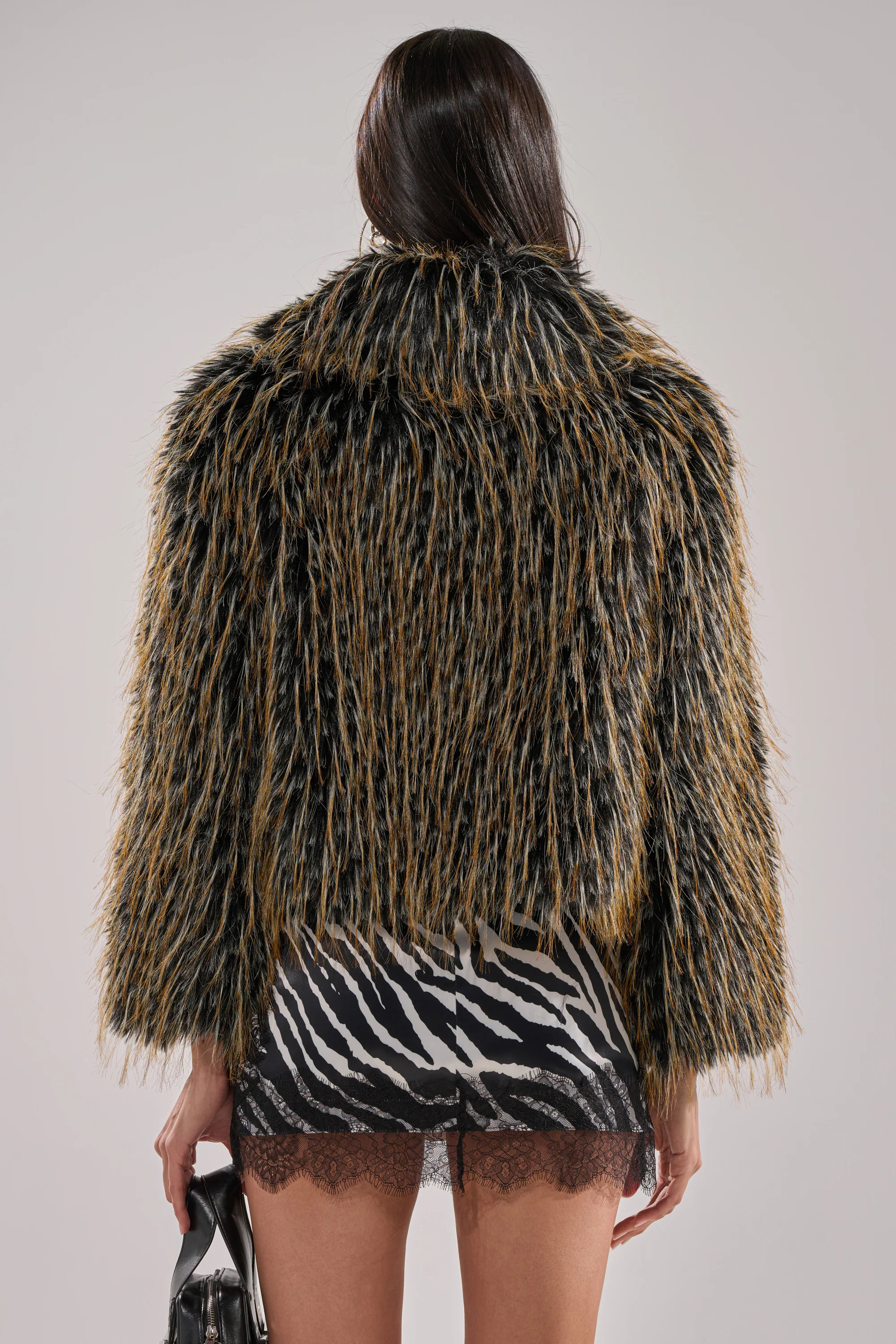 JUPITER FAUX FUR COAT - Image 7