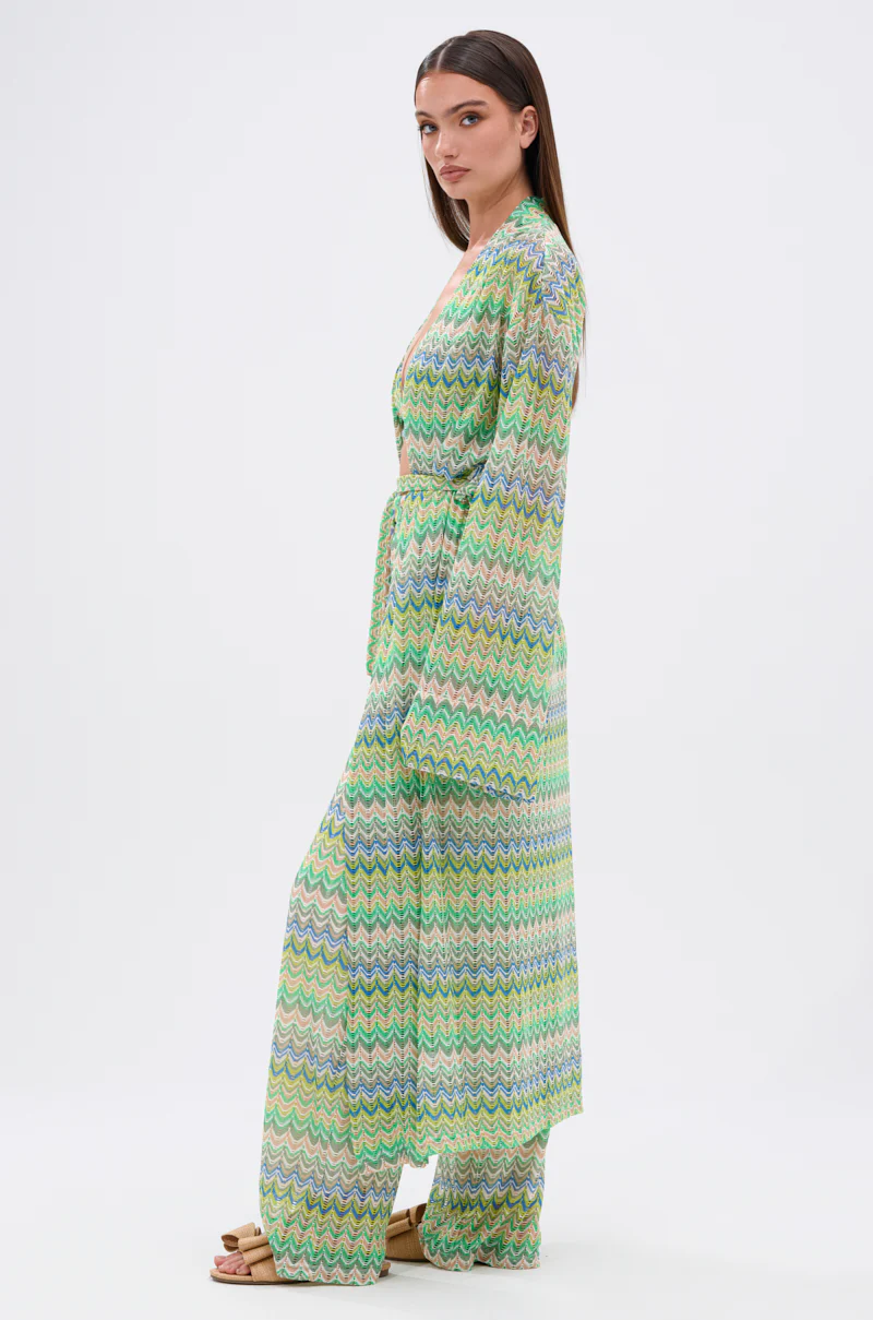 JUST A FEELING CROCHET DUSTER CARDIGAN - Image 3