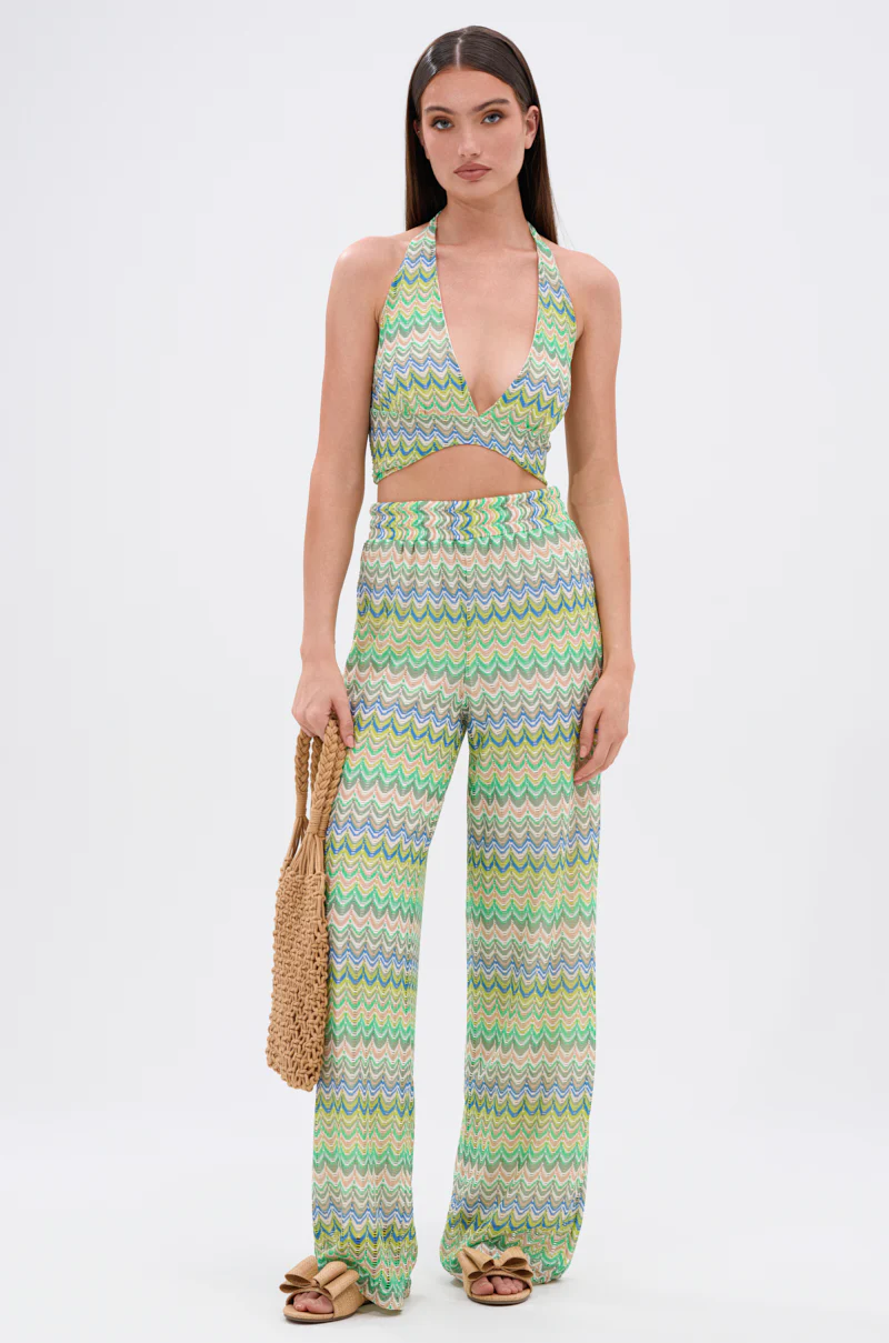 JUST A FEELING CROCHET HALTER TOP - Image 5