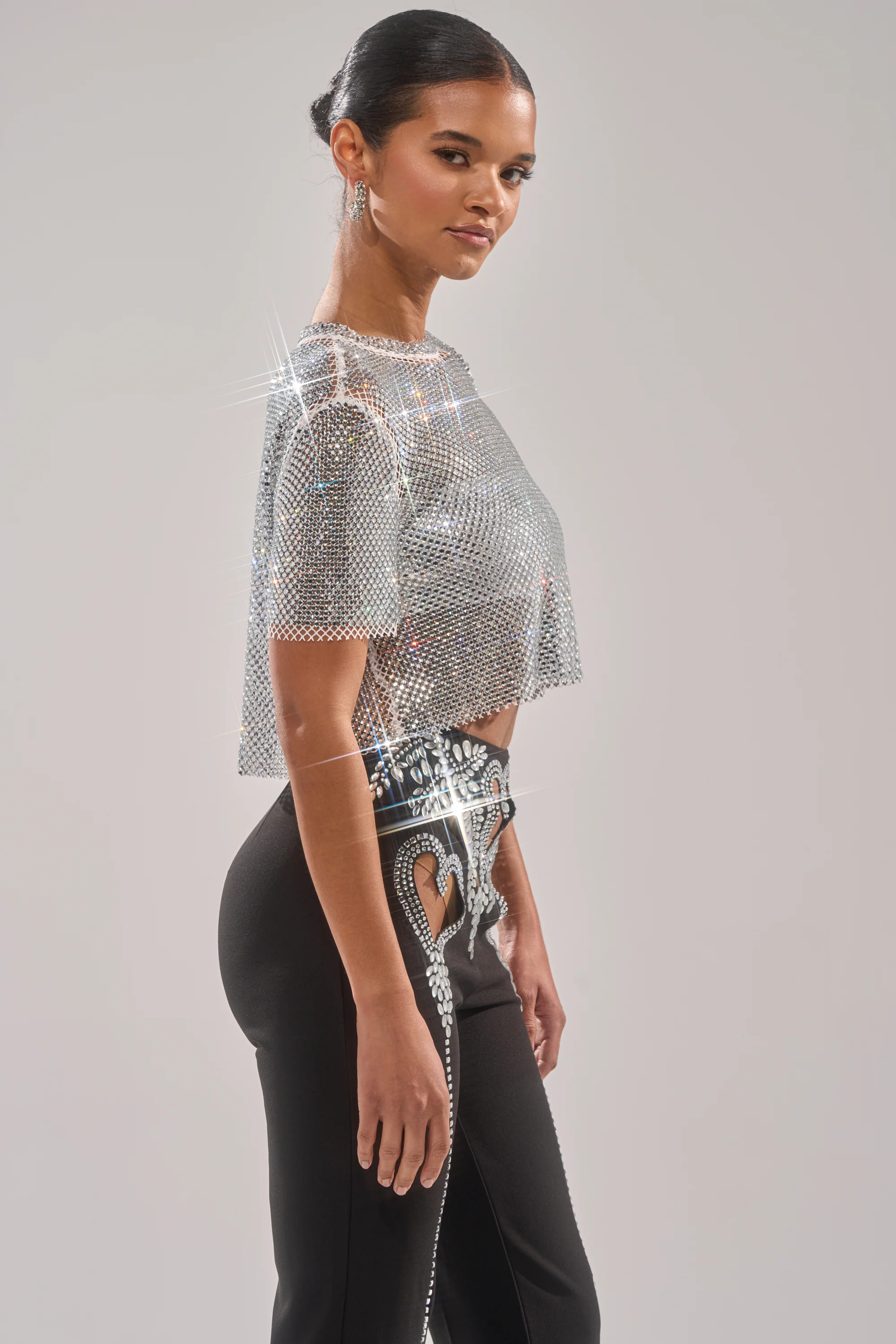 JUST A FEELING RHINESTONE TEE - Image 3