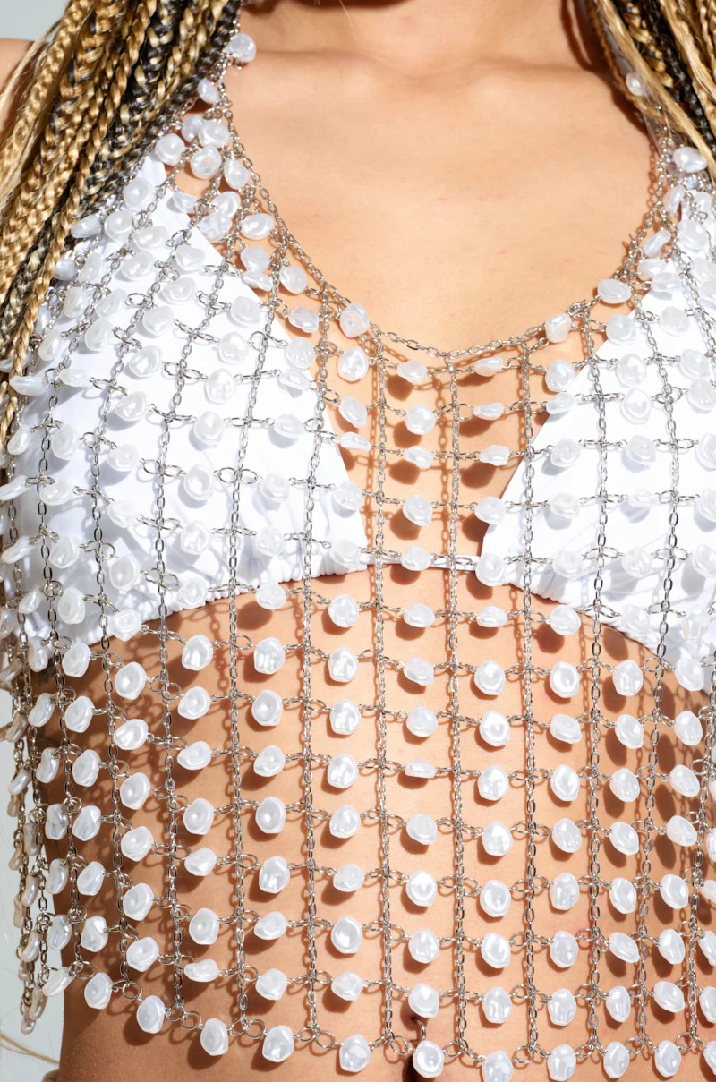 JUST LIKE HEAVEN HOODED CHAIN TOP - Image 9