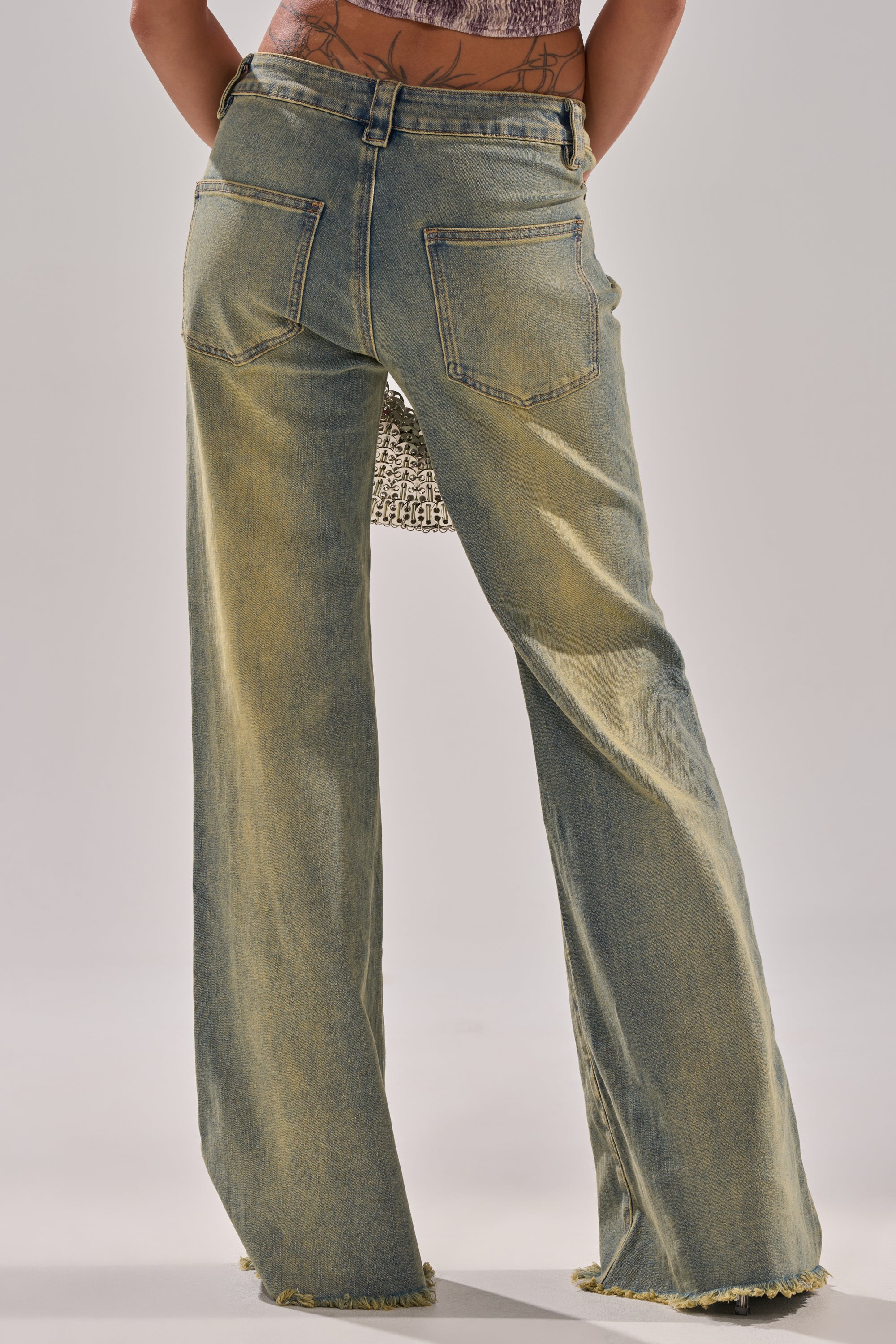 JUST LIKE THAT STRAIGHT-LEG DENIM WITH BUCKLE - Image 4