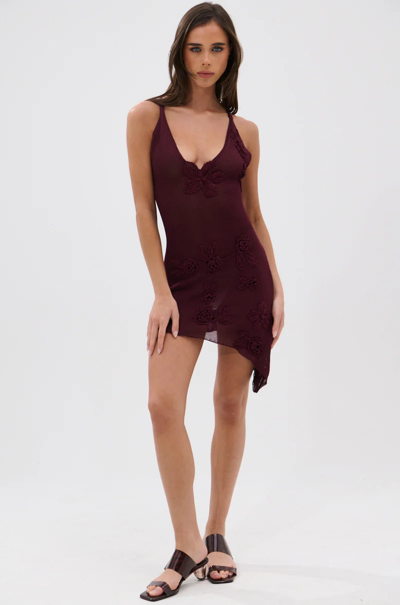 JUST ONE NIGHT KNIT MINI DRESS - Image 9