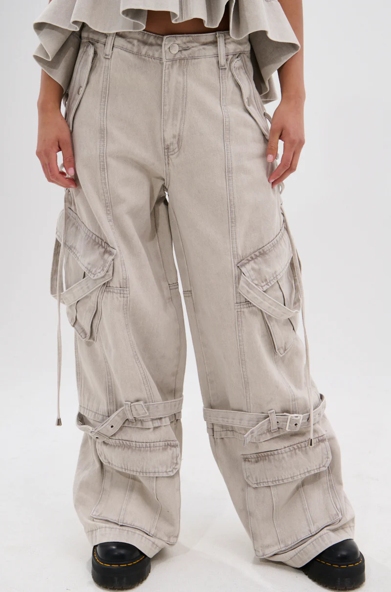 KARA DENIM CARGO PANT - Image 2