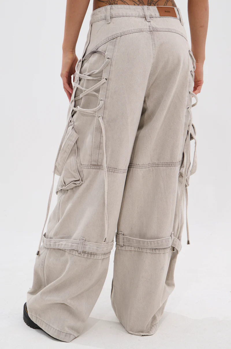 KARA DENIM CARGO PANT - Image 5