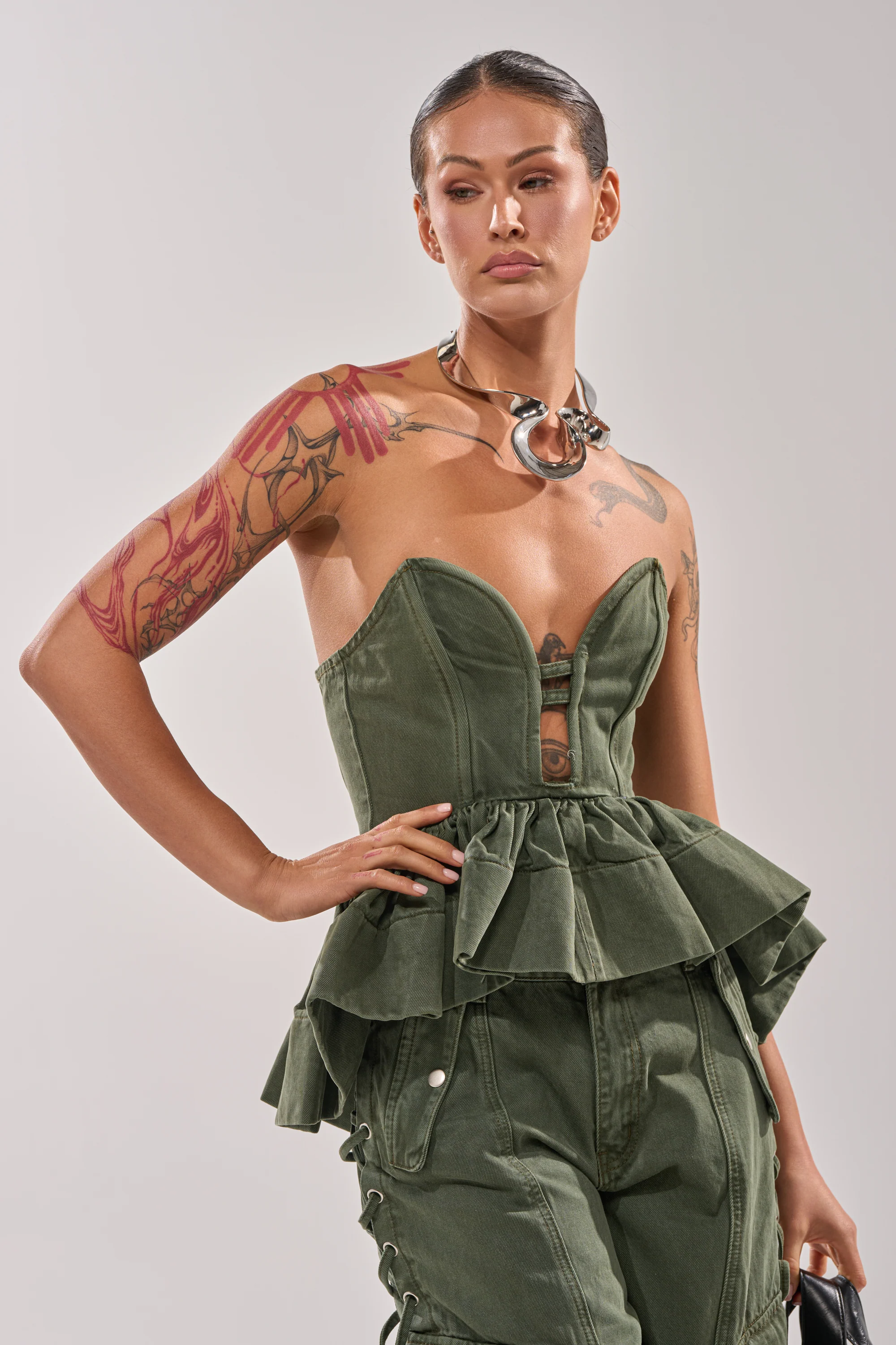 KARA DENIM CORSET - Image 2