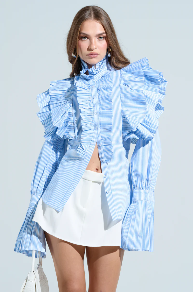 KAREN BUTTON DOWN BLOUSE - Image 2