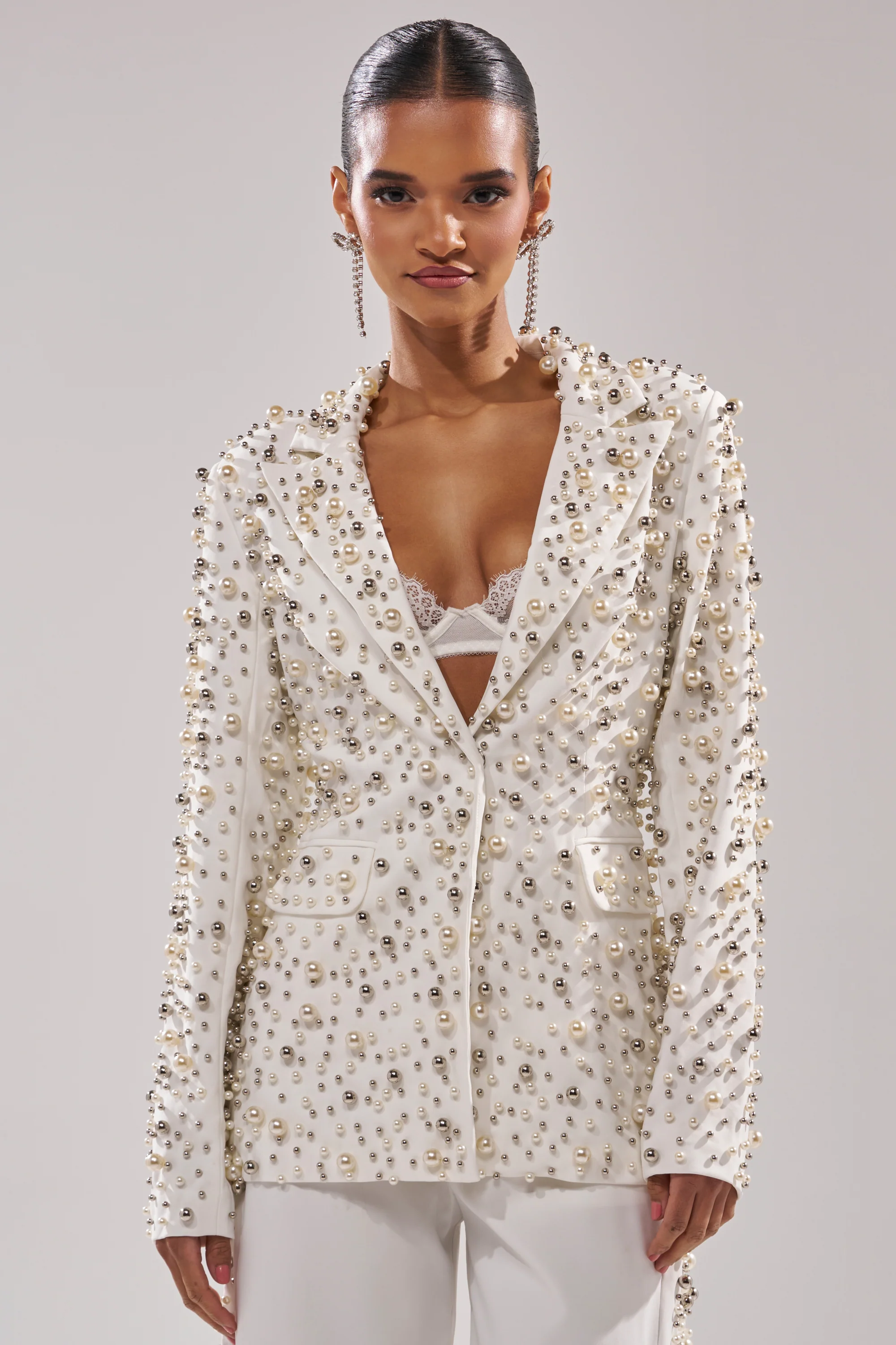 KEEP IT GOING EMBELLISHED BLAZER - Image 2