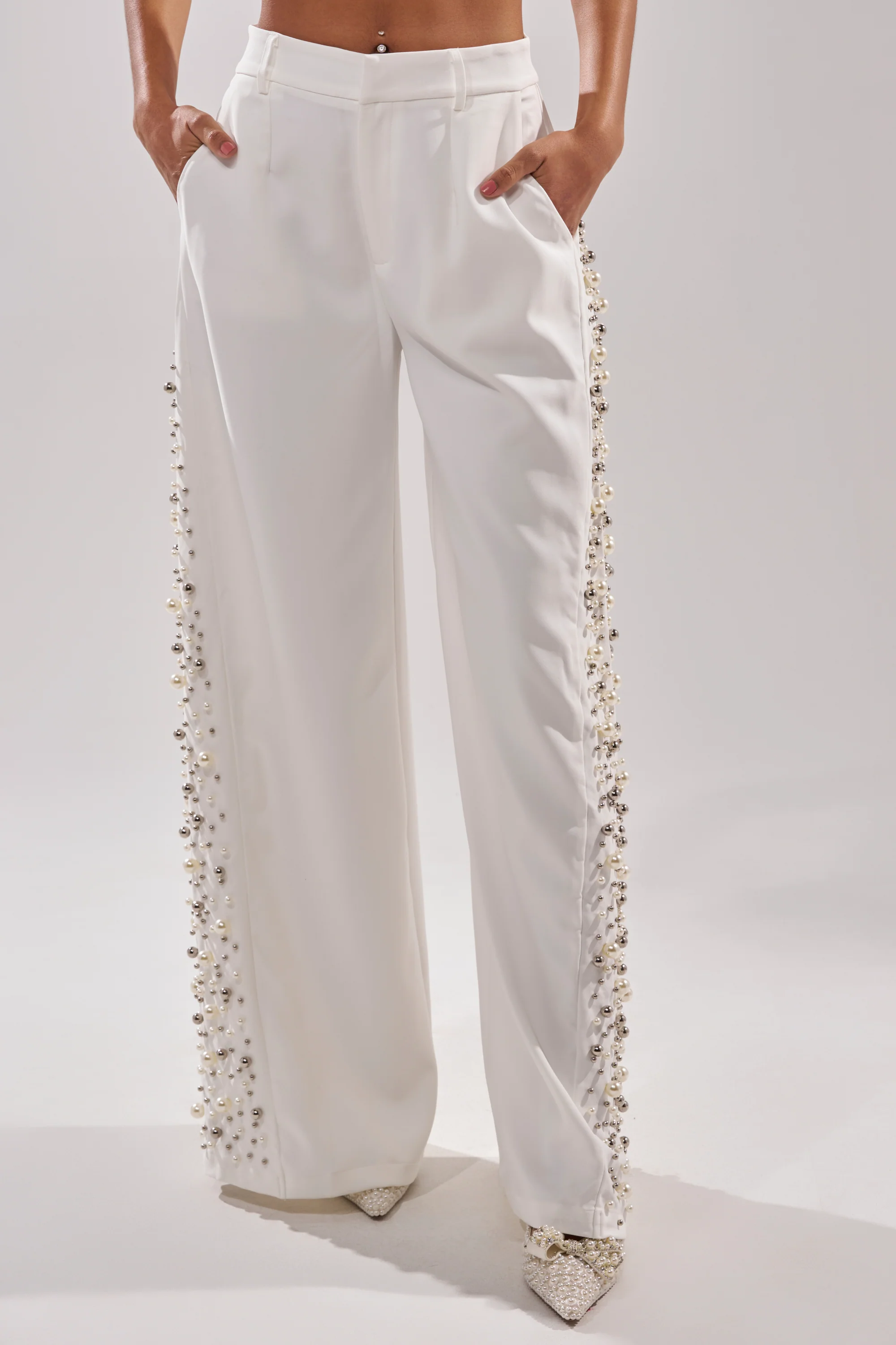 KEEP IT GOING EMBELLISHED TROUSER - Image 2