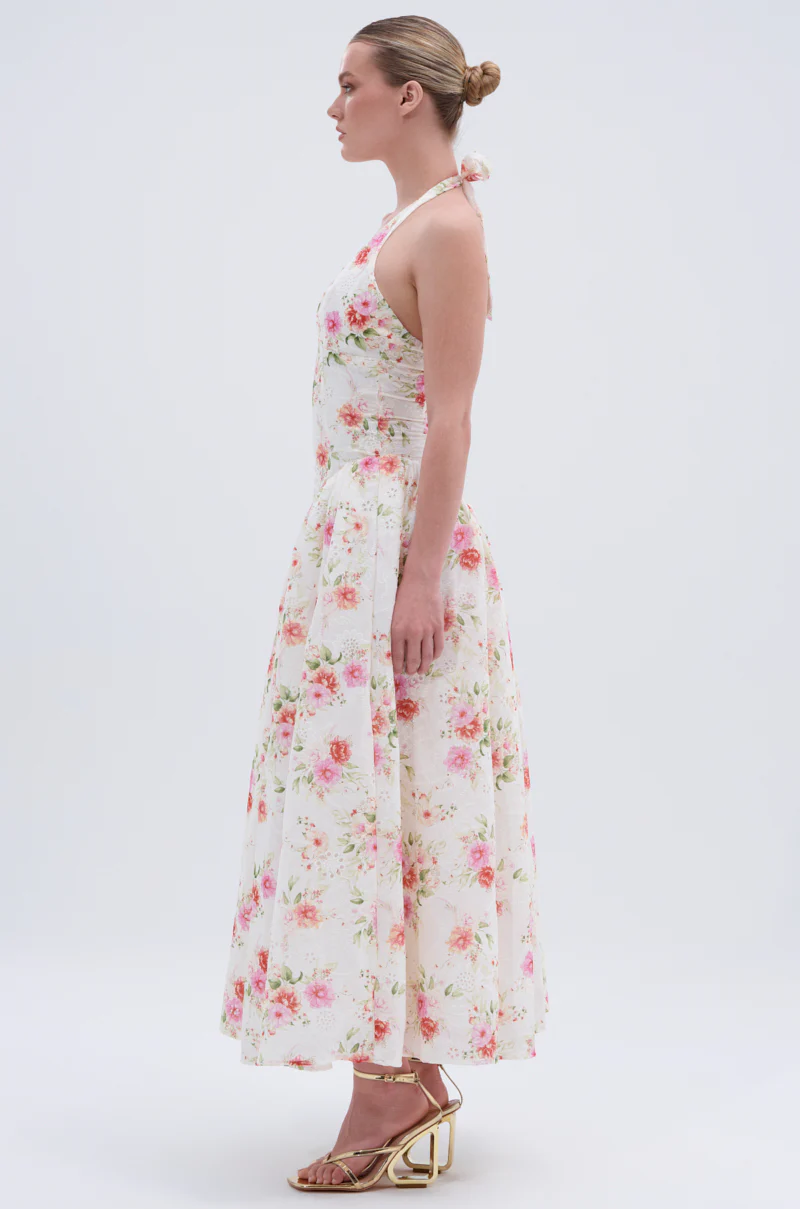 KEEP IT MOVING ON FLORAL MAXI DRESS - Image 5