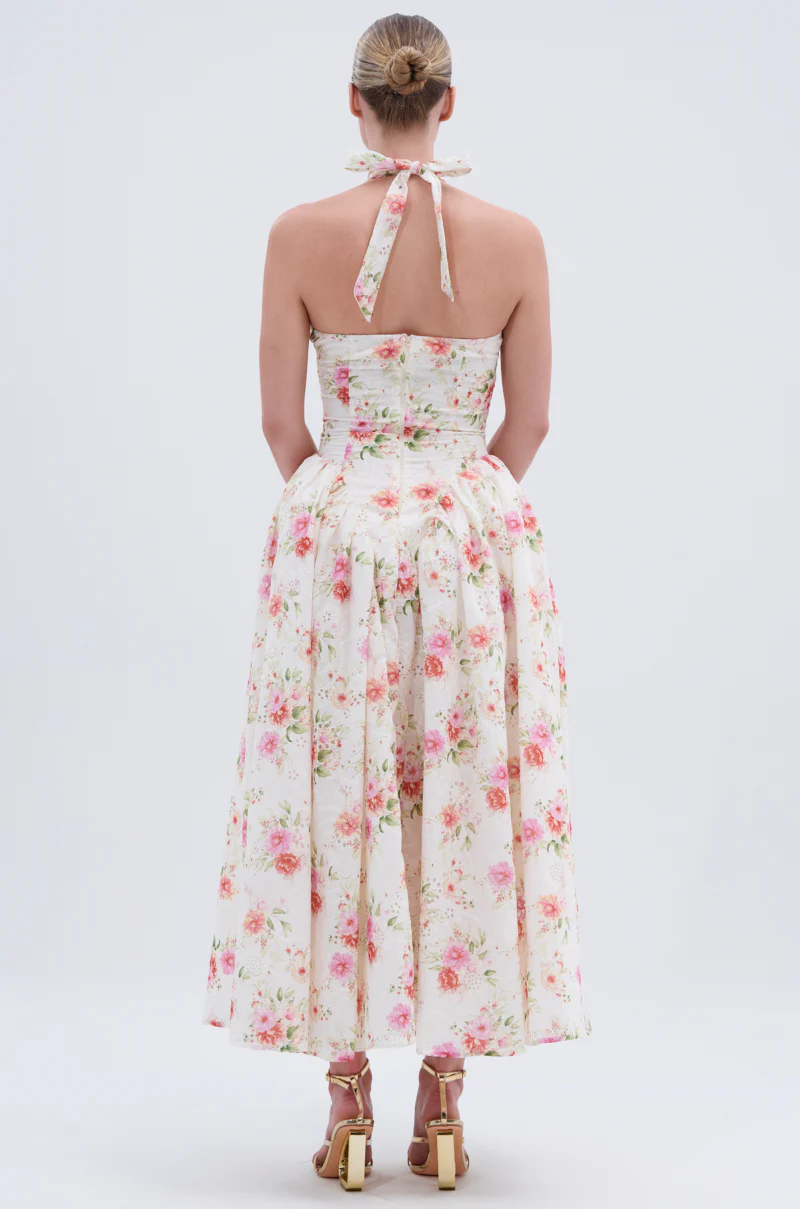 KEEP IT MOVING ON FLORAL MAXI DRESS - Image 6