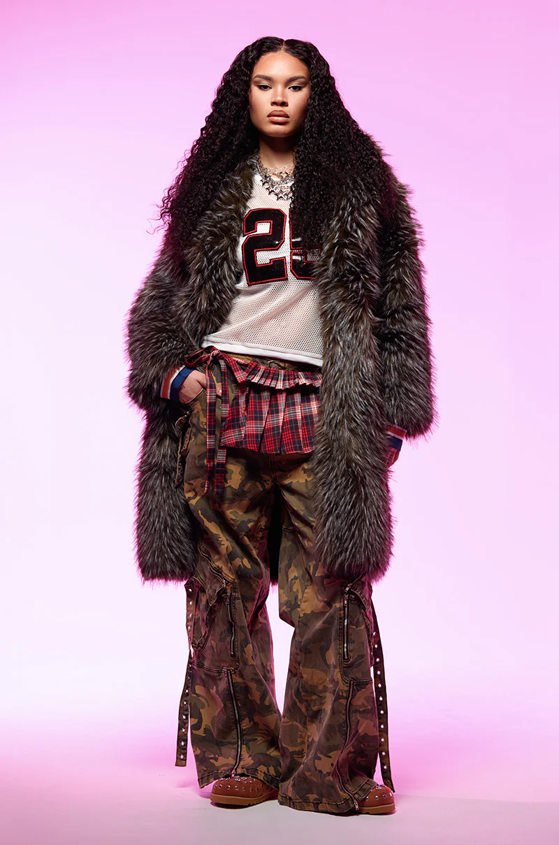 KEEP TO MYSELF FAUX FUR JACKET - Image 2