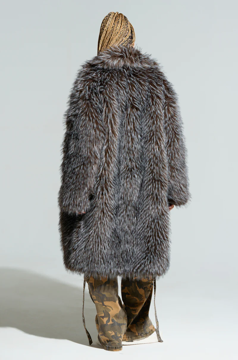 KEEP TO MYSELF FAUX FUR JACKET - Image 6