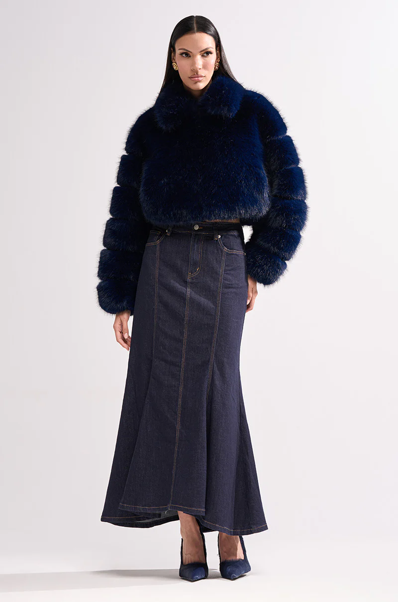 KEIKO FAUX FUR COAT - Image 2
