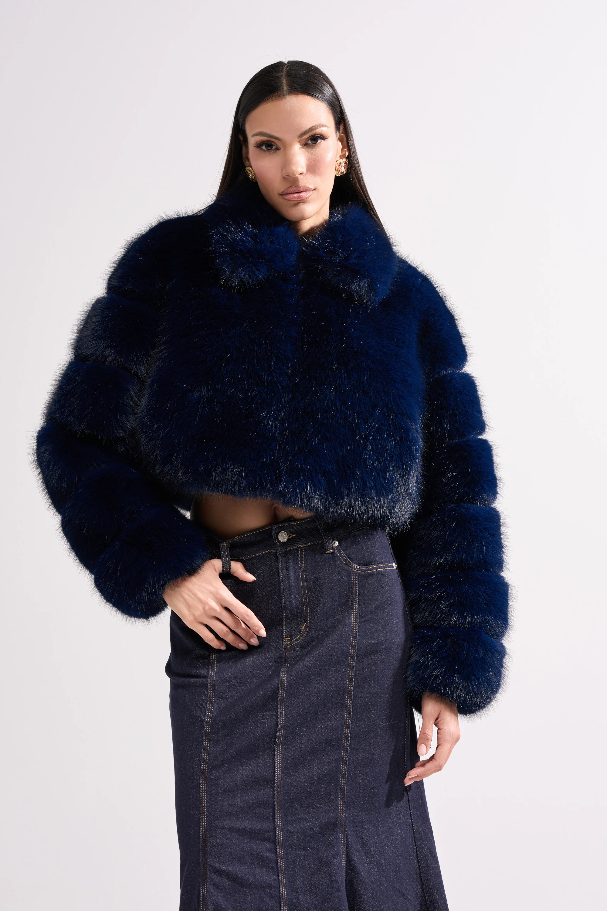 KEIKO FAUX FUR COAT - Image 3