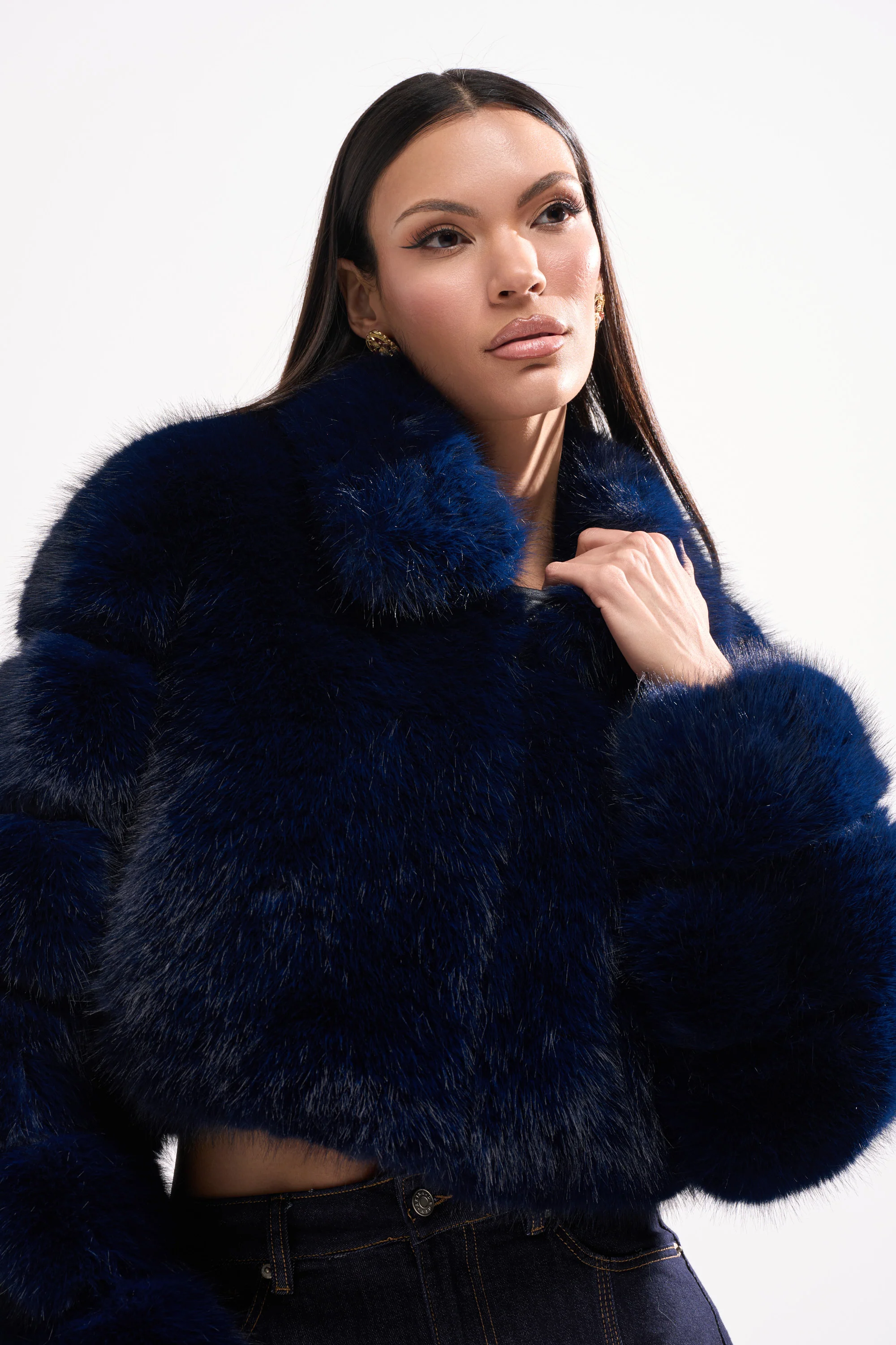 KEIKO FAUX FUR COAT - Image 4